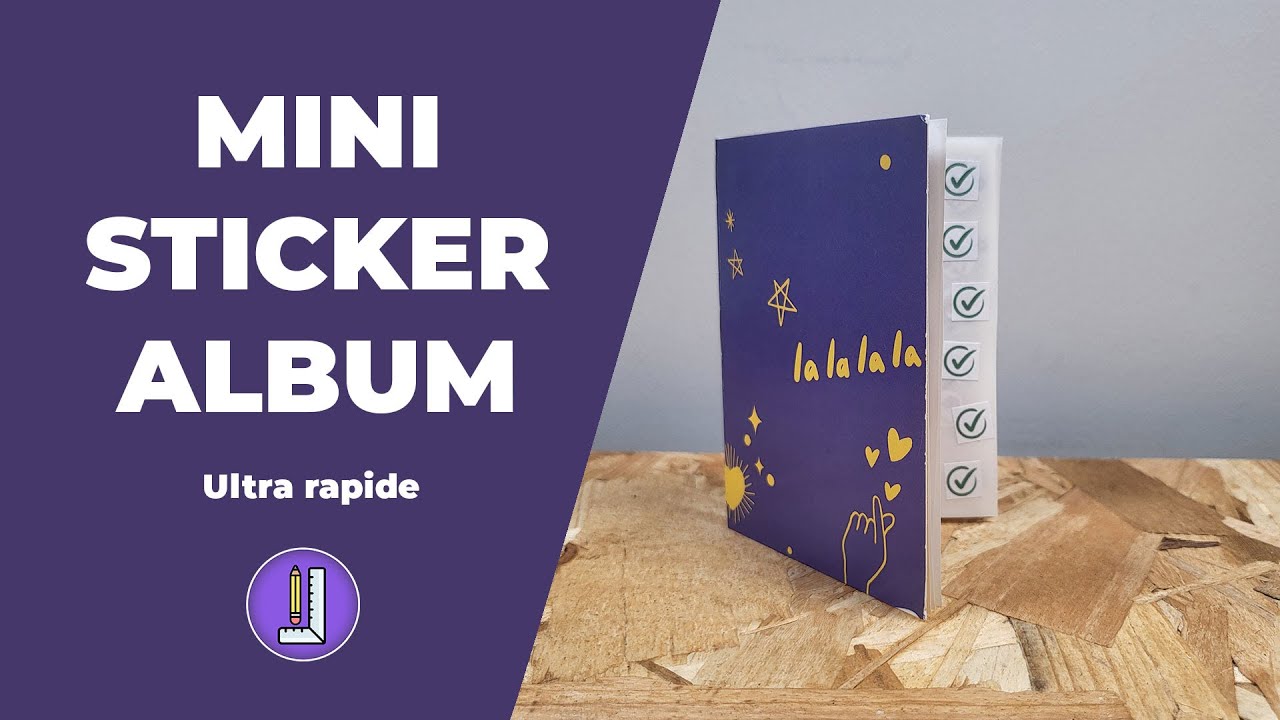 Tuto Mini Sticker Album DIY Express YouTube