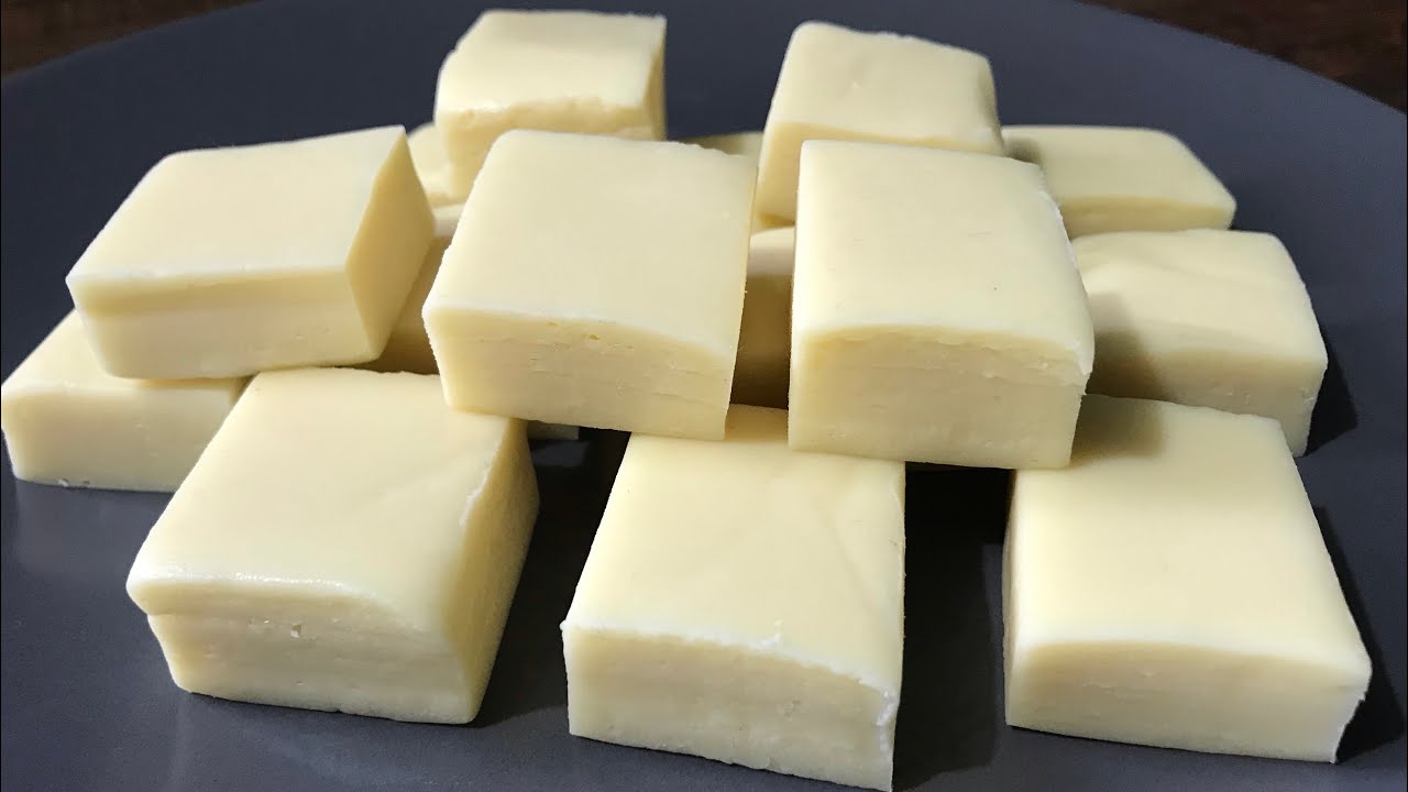 White Chocolate Fudge 3 Ingredients Recipe YouTube