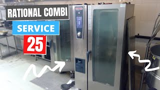 Rational SCCWE Combi Oven is not cleaning (Service 25)