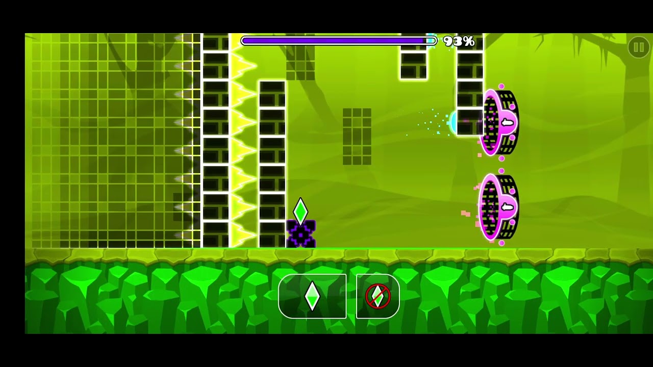 Playing my little brother's level in geometry dash [name and id in desc ...