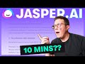 I used Jasper.ai to write a blog post in 10 MINUTES (1,000+ words)