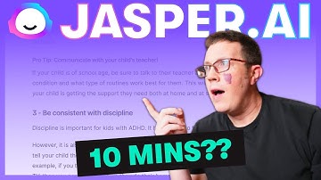 I used Jasper.ai to write a blog post in 10 MINUTES (1,000+ words)