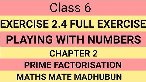 Playing With Numbers Class 6 Exercise 2.4
