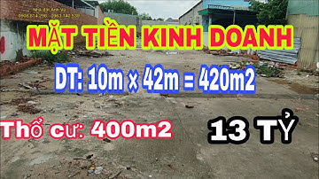 Bán đất nền.đường (Đt.747) phường hội nghĩa thị xã tân uyên bình dương.DT.10m.×42m =420m thổ cư 400m