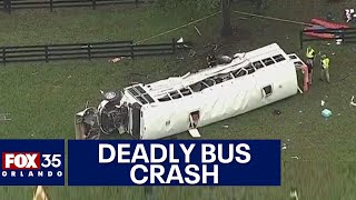 Florida bus crash: 8 dead, 43 hurt after bus filled with workers overturns in Marion County, FHP say