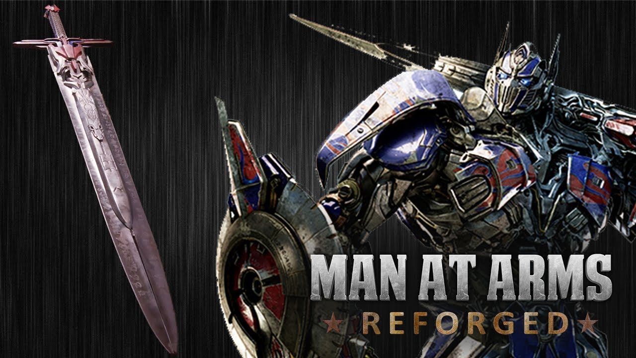 Optimus Primes Sword Transformers The Last Knight MAN AT ARMS