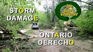 Ontario Derecho Wilderness Storm Damage Saturday, May 21, 2022