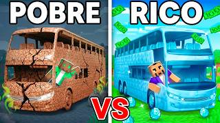 Pasé de AUTOBUS POBRE a MILLONARIO en Minecraft!