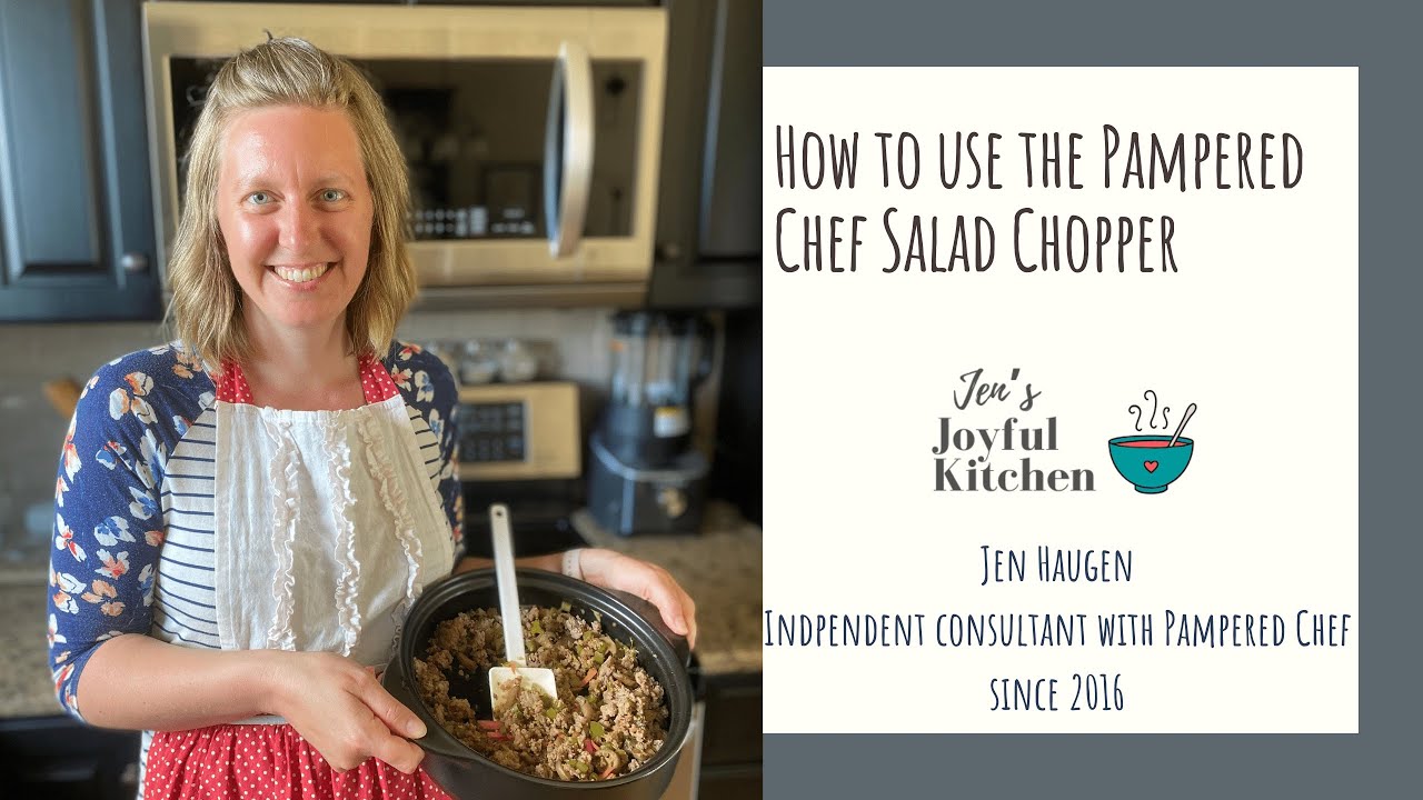 How to Use the Pampered Chef Salad Chopper 