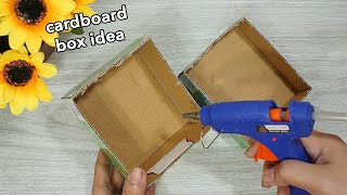 I made an impressive but easy idea with cardboard box