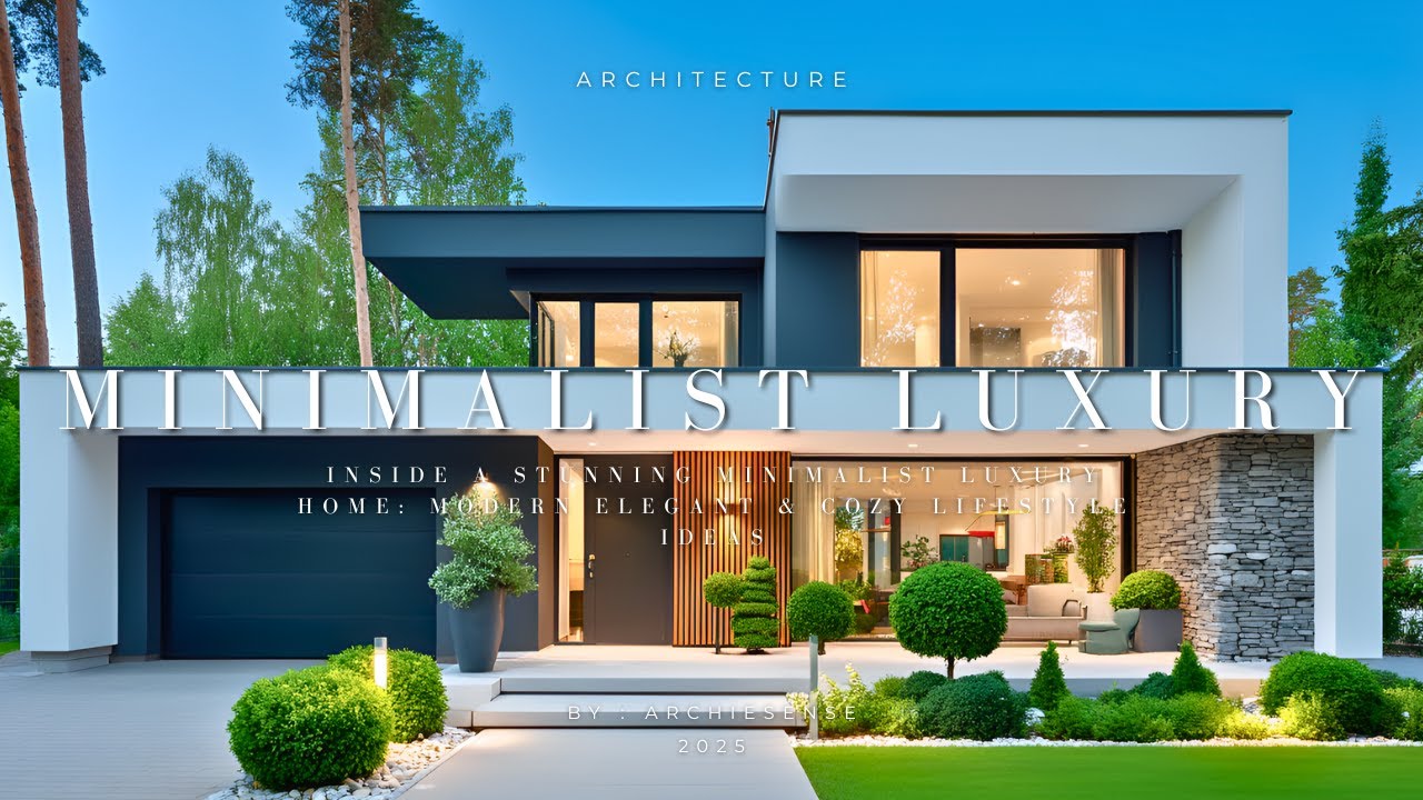 Minimalist Luxury House Tour 2025: Elegant Cozy Home Design Inspiration ...