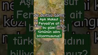 Aşık Maksut Feryadi Eseri