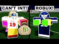 IF I THROW AN INTERCEPTION I GIVE AWAY ROBUX! (FOOTBALL FUSION)