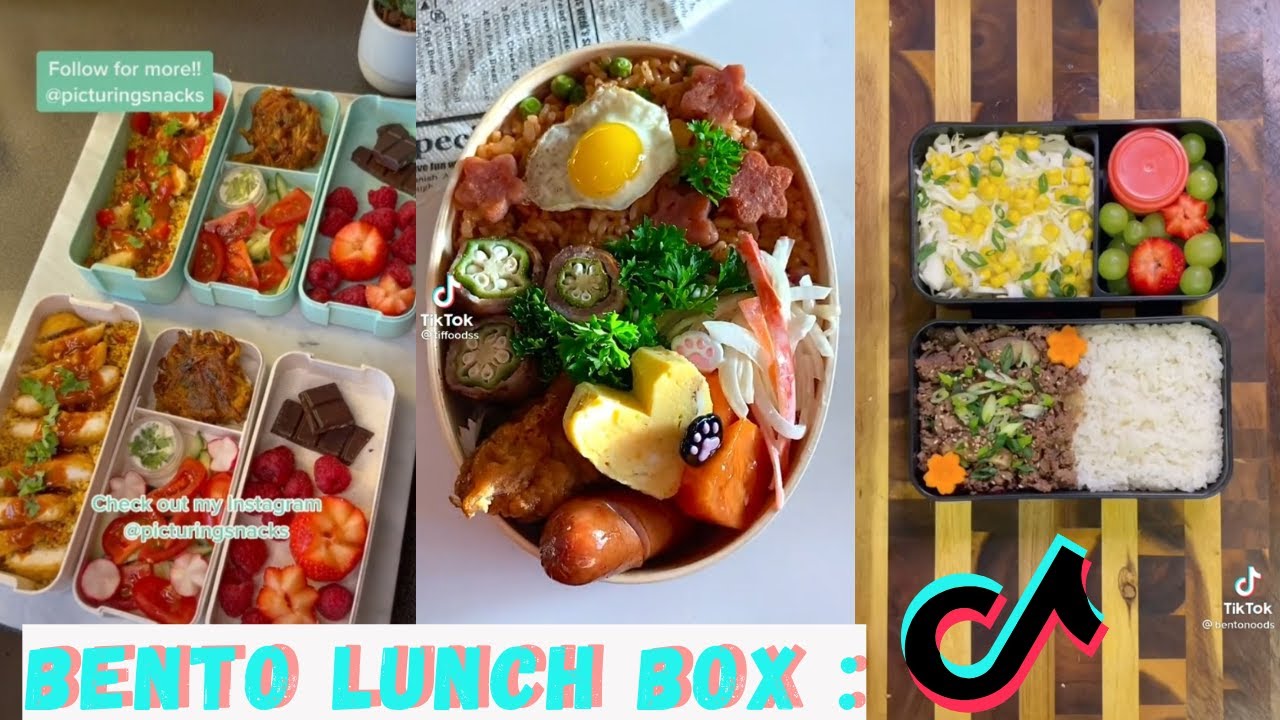 Bento Box Lunch Ideas - Compilation video! 