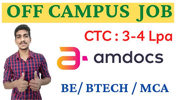 Amdocs Off Campus Drive 2021| Amdocs Recruitment 2021| Amdocs Recruitment Process 2021