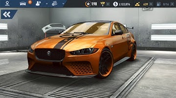 Nfs no limits : Jaguar XE SV Project 8, stage up 8(chop shop)
