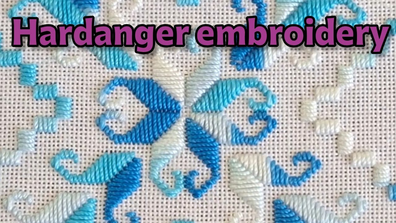 Hand embroidery techniques tutorial  : Hardanger tutorial