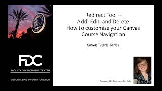 Redirect Tool   Add, Edit, and Delete Custom Course Navigation Links on Canvas