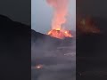 Volcano and moss fires. Fagradalsfjall volcano eruption in Iceland in May, #iceland 2021.