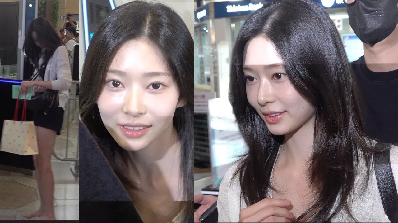 250827 #아이즈원 #김민주 #청설 김포국제공항 출국 FANCAM