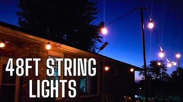 Stright Solar String Lights 48FT with Remote Control