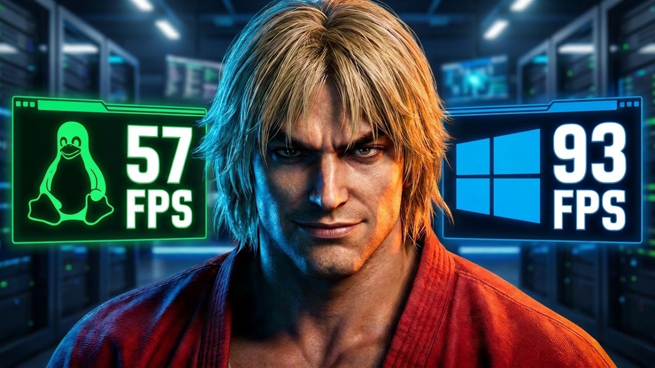 Linux vs Windows Benchmark Street Fighter 6 - YouTube