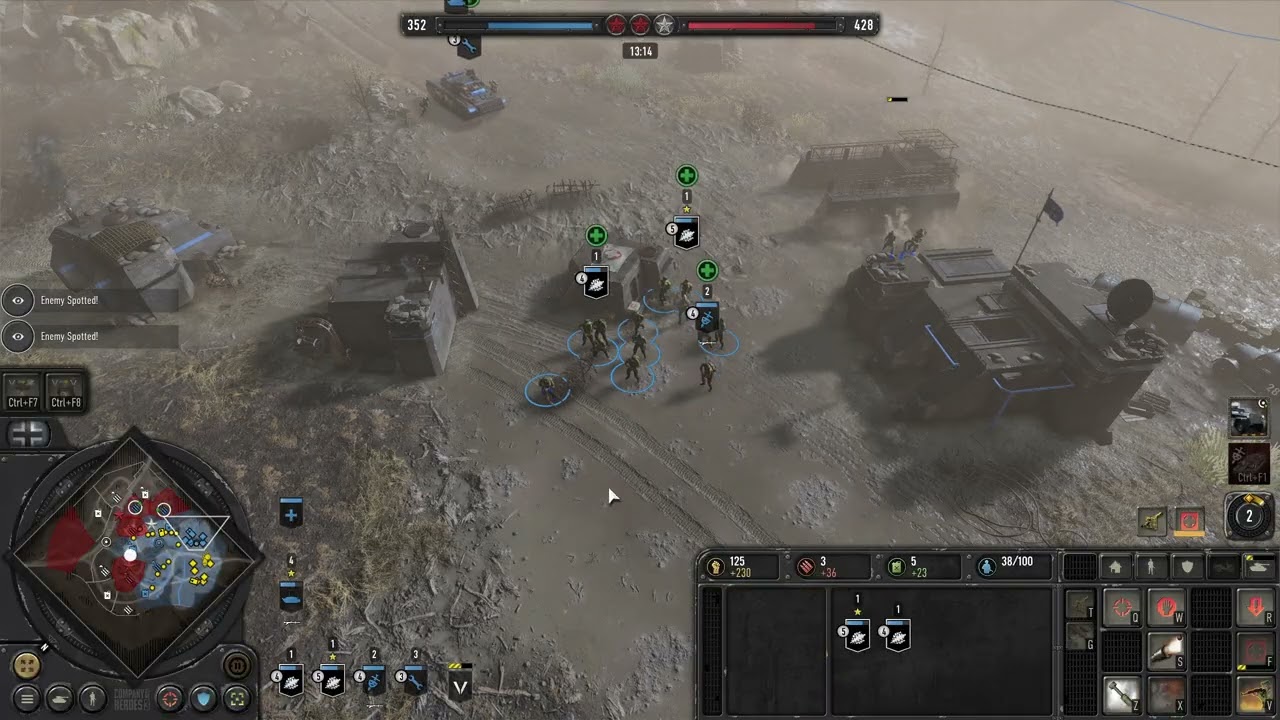 Company of Heroes 3 3v3 Gameplay