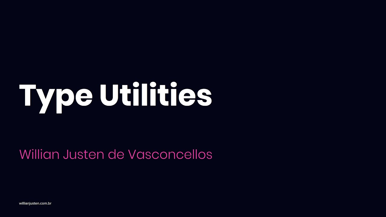 13 Type Utilities Mini curso De TypeScript YouTube 13 type utilities mini curso de typescript youtube