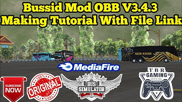 #Bussid HD OBB V3.4.3 Mod Making Tutorial With File Link | TBR Gaming Official