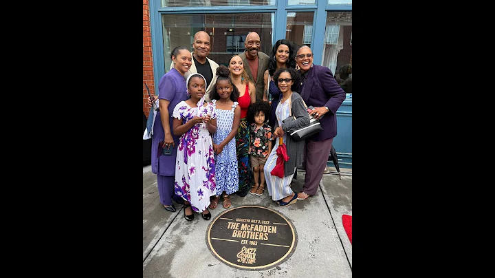 The McFadden Brothers "American Jazz Walk Of Fame" Induction 7-2-2022