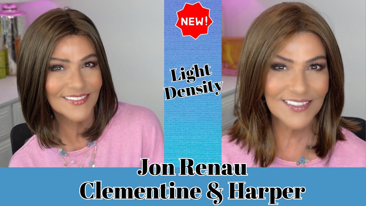 JON RENAU HARPER & CLEMENTINE NEW LIGHT DENSITY WIG STYLES 2024 YouTube