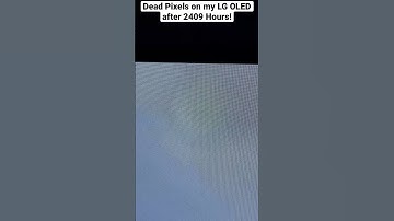 Dead Pixels on my LG CX 48” OLED TV