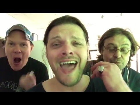 Micha und Hanak proben "usjestöpselt" Mir stonn Kopp