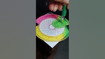 699TD. Geweldig Spirograph-patroon #spirograph