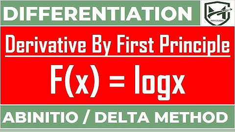 first principle of logx I differentiation I abinitio I delta method I class 11, 12 I deepak mittal