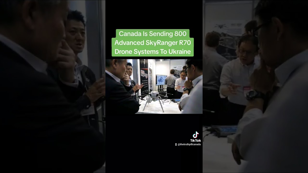 BUSINESSAEROSPACE & DEFENSECanada Is Sending 800 Advanced SkyRanger R70 Drone Systems To Ukraine