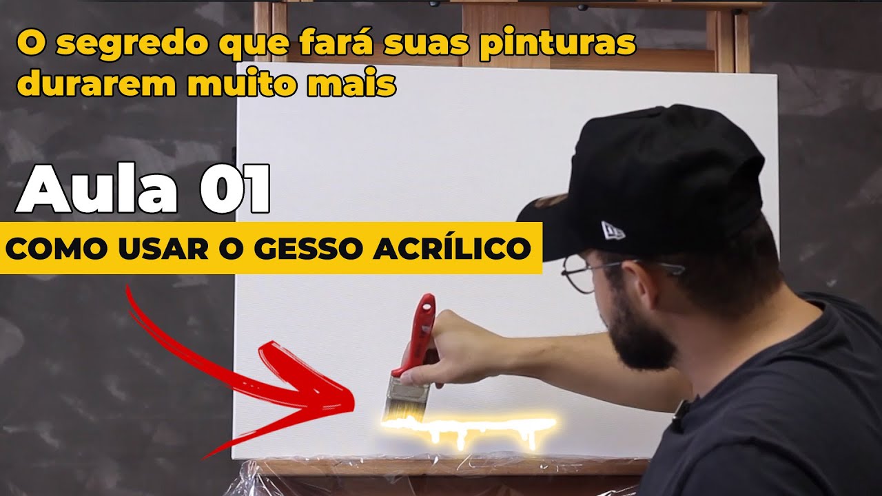 Como usar o gesso acrílico da forma certa! YouTube