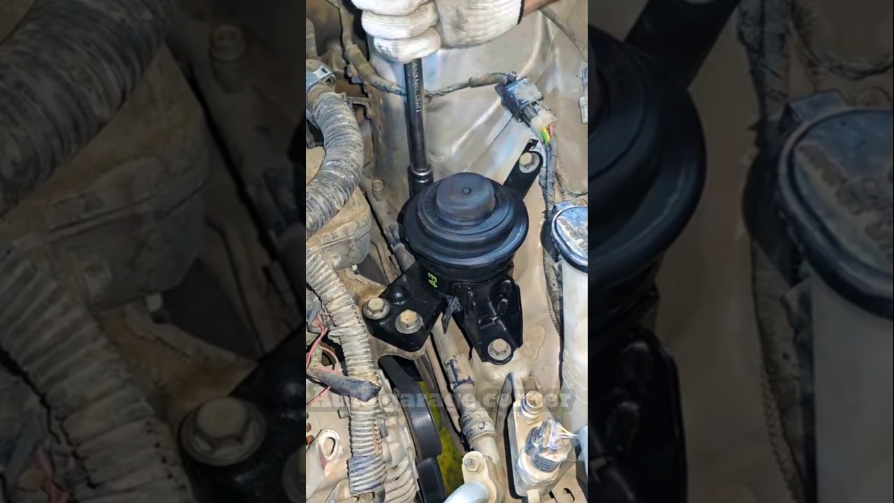 install new engine mounting yaris,