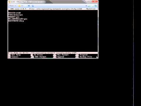 CentOS Network Setup