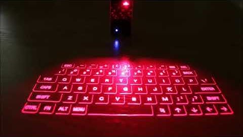 Wireless Laser Projection Bluetooth Virtual Keyboard For Iphone, Ipad, Smartphones and Tablets