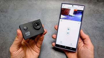 1080p Sports Action Camera Full HD - Connect to Phone App & Using WiFi