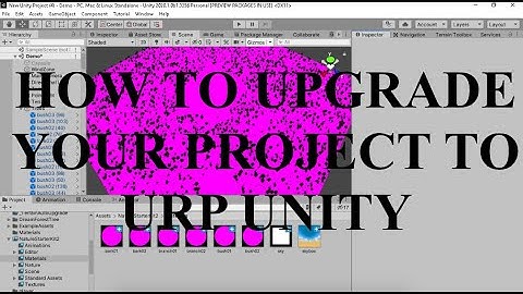 how to upgrade your unity project to urp