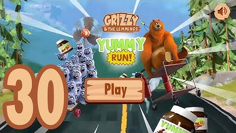 Grizzy and the Lemmings Yummy Run - Gameplay Walkthrough part 30 (Android/iOS)