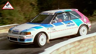 Test Rallye Monte-Carlo 1991 | Mazda Rally Team | Mikkola - Puras [Passats de canto] (Telesport)