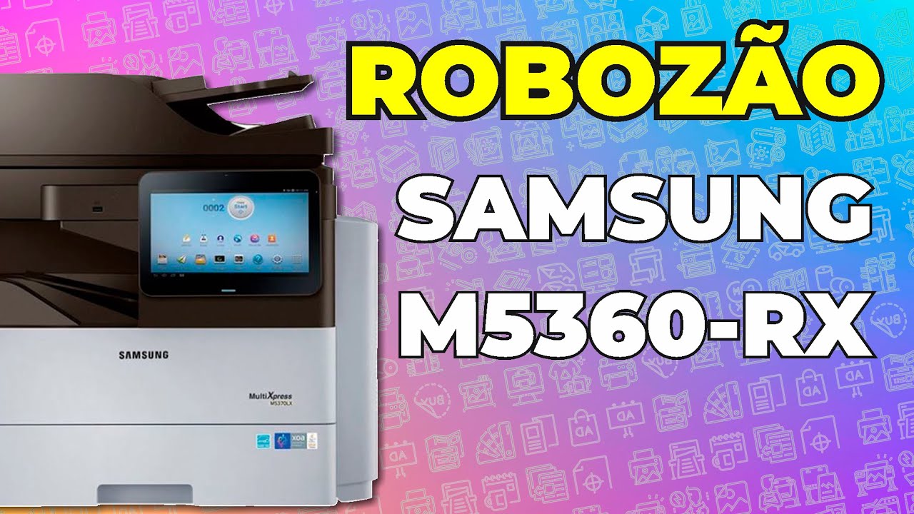 Impressora Laser PB  - Super Rápida e Multifuncional - Samsung M5360 - Gráfica Rapida