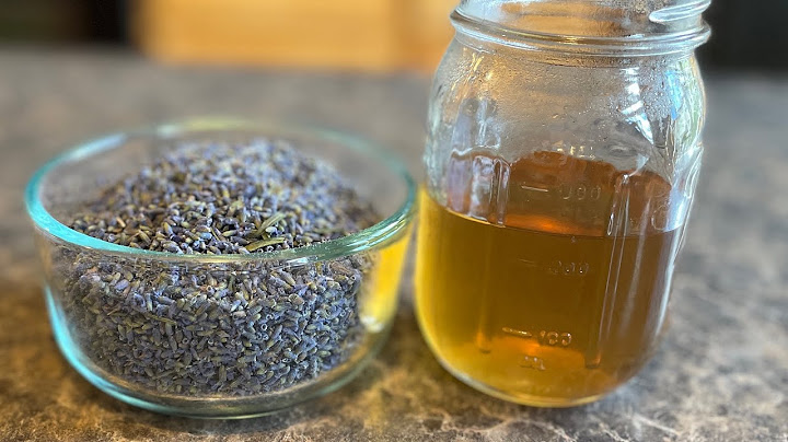 How to make sugar free lavender syrup