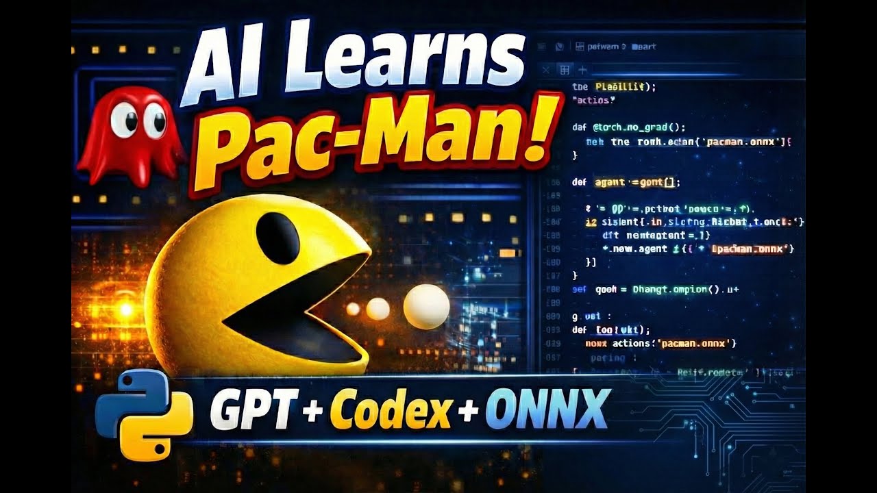 GPT Codex Pac-Man Part 2 | AI Learns to Play Pac-Man with Reinforcement Learning