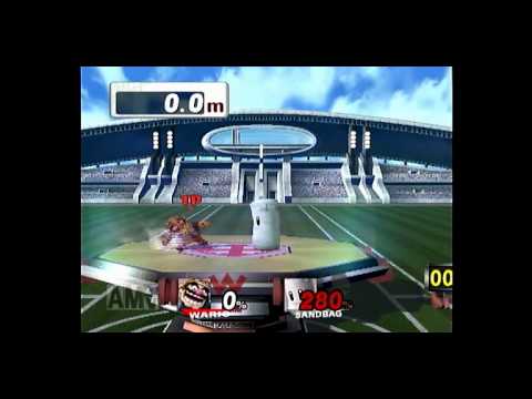 【スマブラｘ ホームランコンテスト】ワリオ 1354.1m