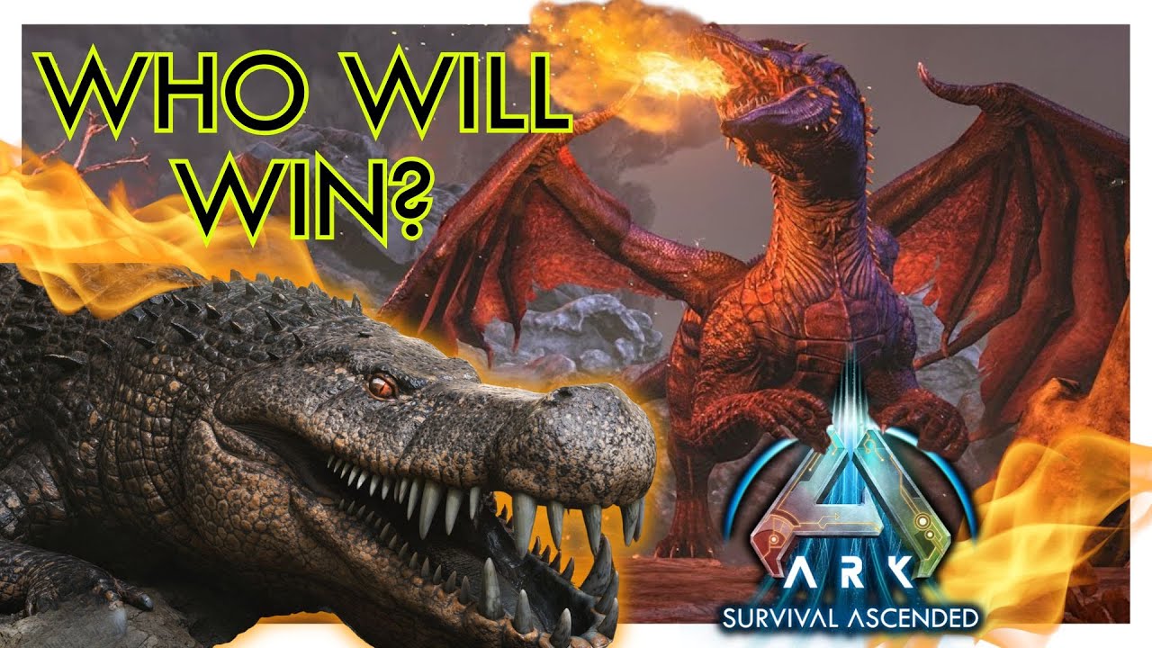 Crocs v dragon? | ASA A to Z | Ark Survival Ascended - YouTube
