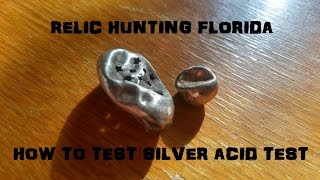 Testing For Fake Silver - The Silver Acid Test 